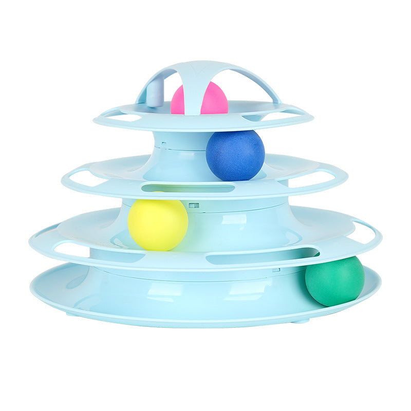 4-Tier Cat Toy Carousel by Kano Cat Products
