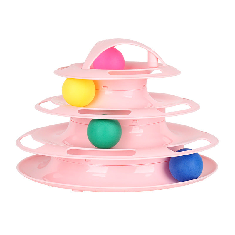 4-Tier Cat Toy Carousel by Kano Cat Products